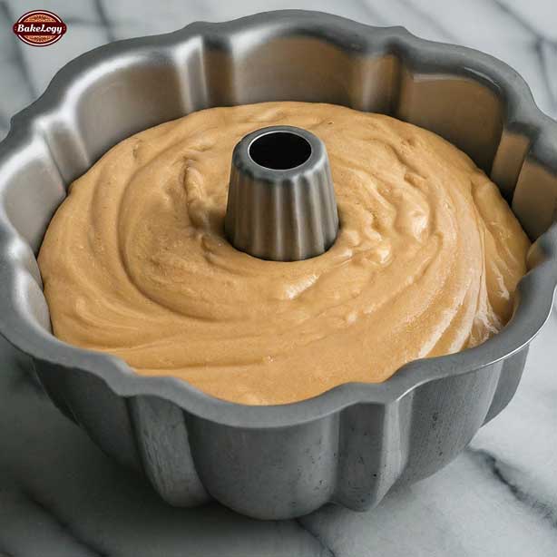 Bundt Pan filled with batter