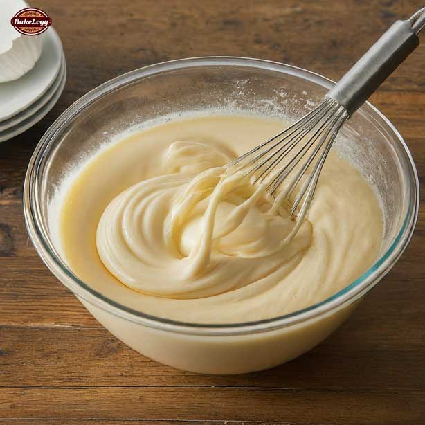 preparing Vanilla cupcakes batter