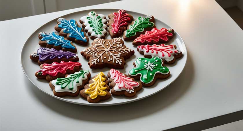 Gingerbread Cookies with Royal Icing