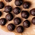 healthy chocolate date almond truffles